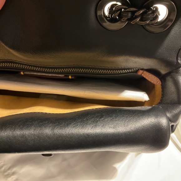 NWT Coach regular size Madison quilted shoulder bag black nappa leather - Picture 13 of 13